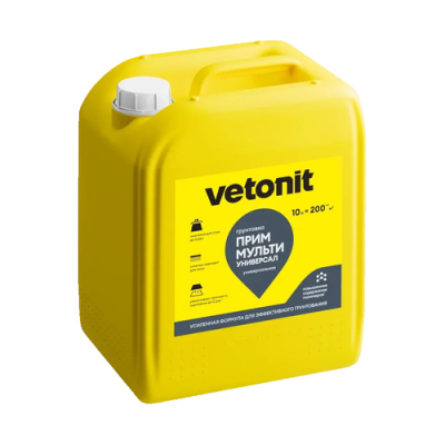 Грунтовка универсальная укрепляющая Vetonit Prim Multi Universal 10 л